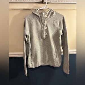 The North Face Gray 1/4 Button and Zip Sweater, Women’s Size Medium